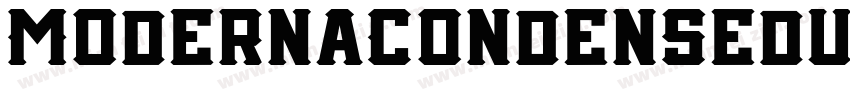 ModernaCondensedUnicaseW05 Lt Regul字体转换